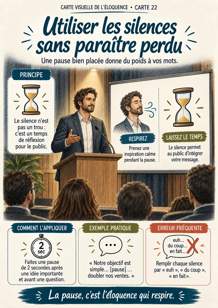 Carte 22 : utiliser les silences
