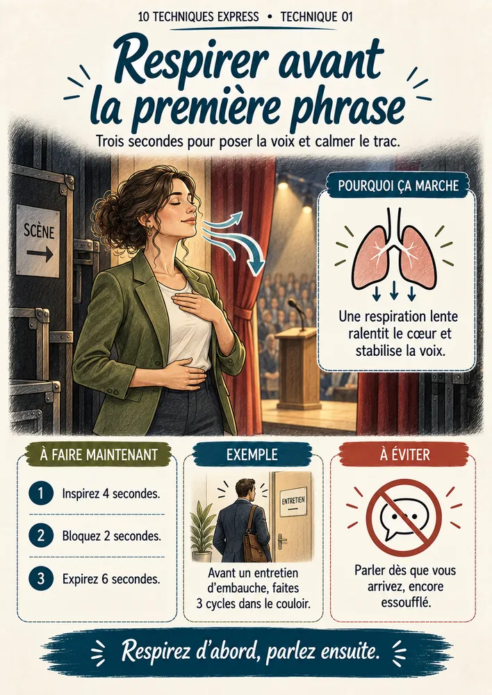 Technique 01 : respirer avant la première phrase